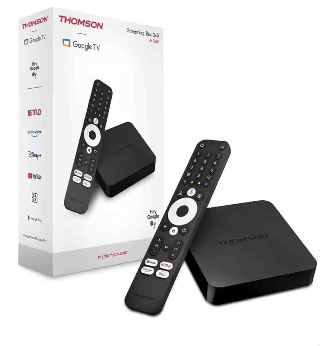 Thomson Streaming Box 240 - 4K UHD - Google TV - Ny i obruten förpackning!