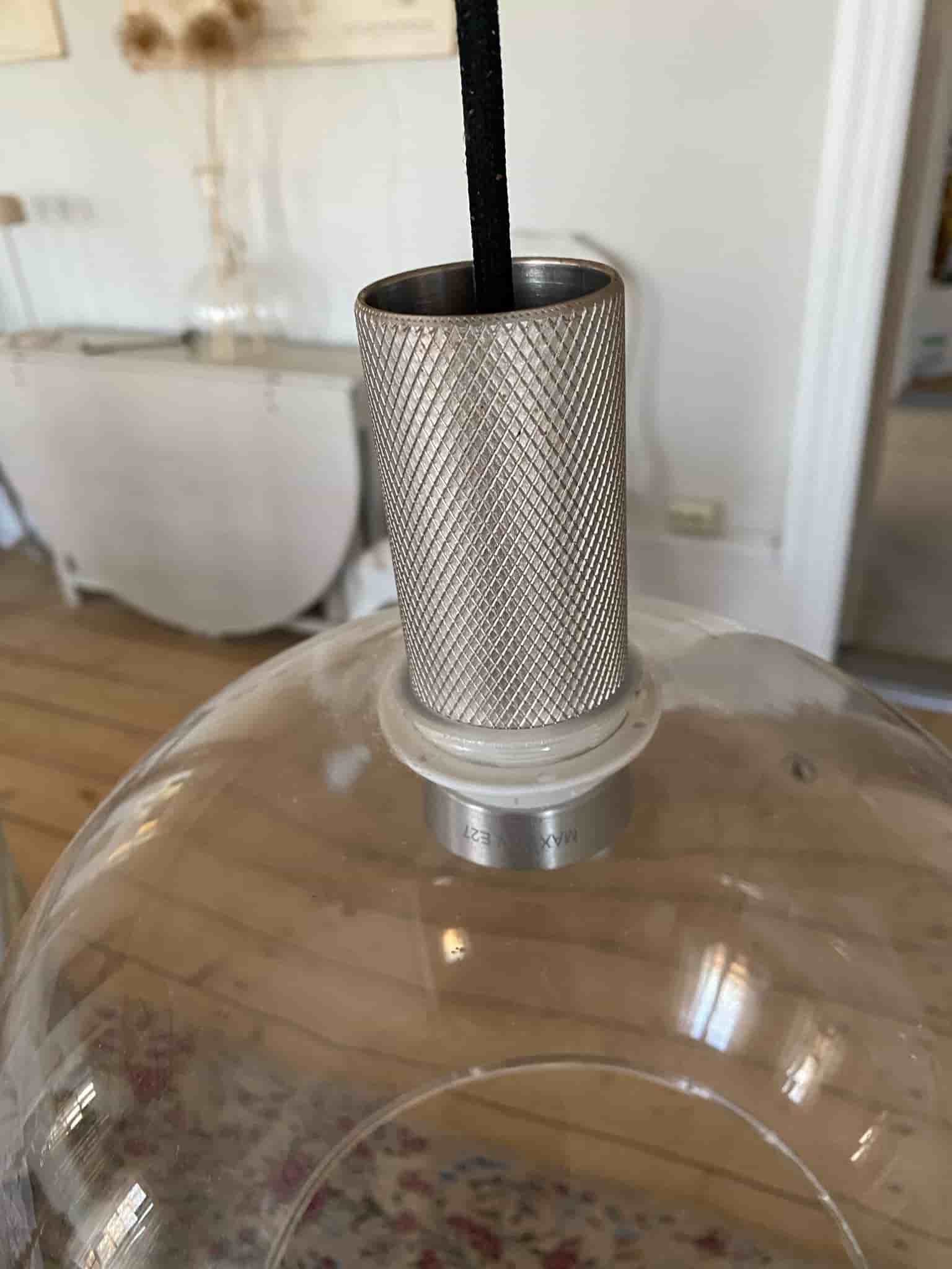 2 st Taklampor i glas, "Handmade Quality", E27 sockel