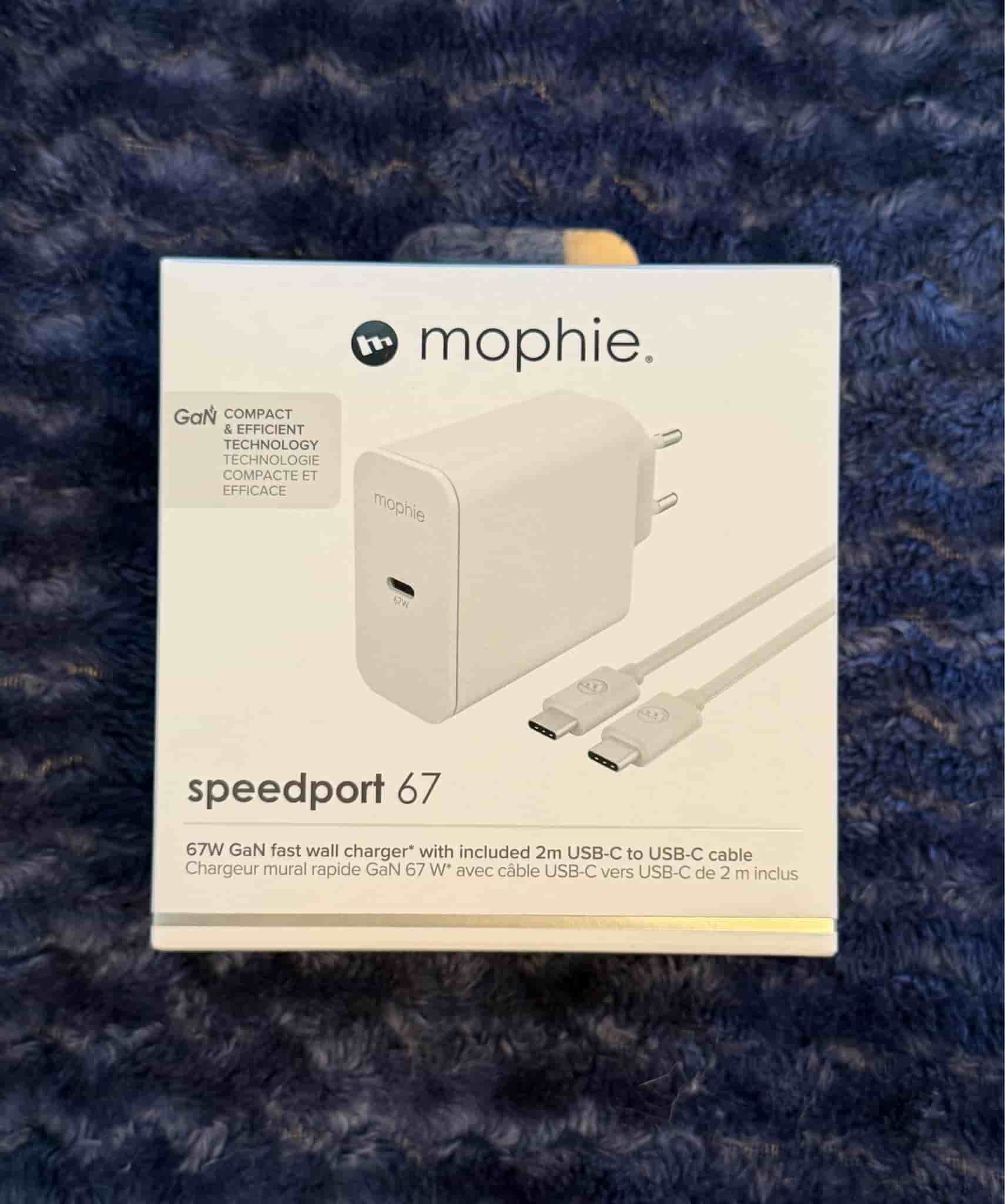 Mophie Speedport 67 GaN väggladdare