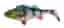 Savage Gear 4D Perch Shad Bulk 20cm 94g Green Silver