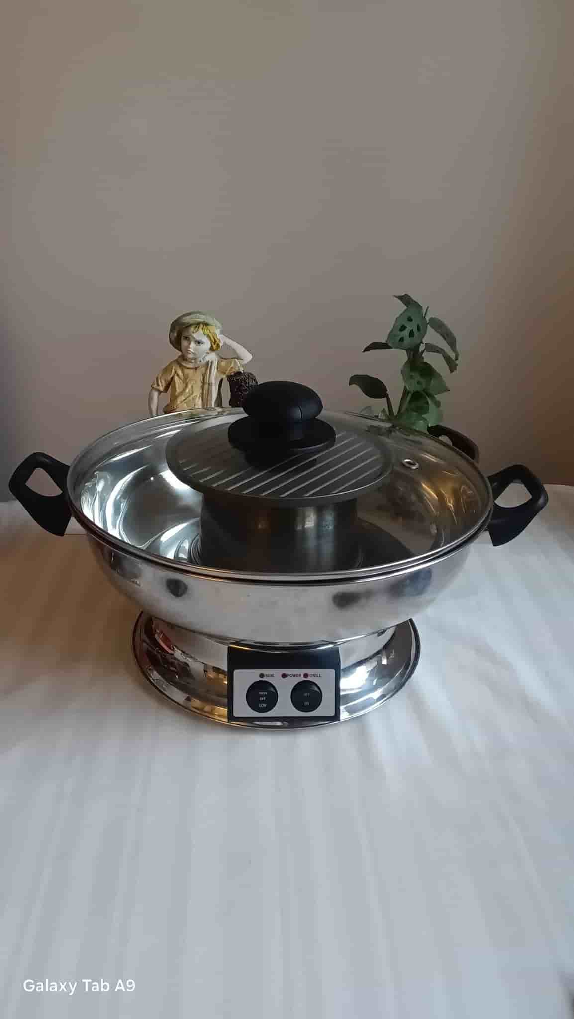 Elektrisk Hot Pot med BBQ Grill, 4.0L