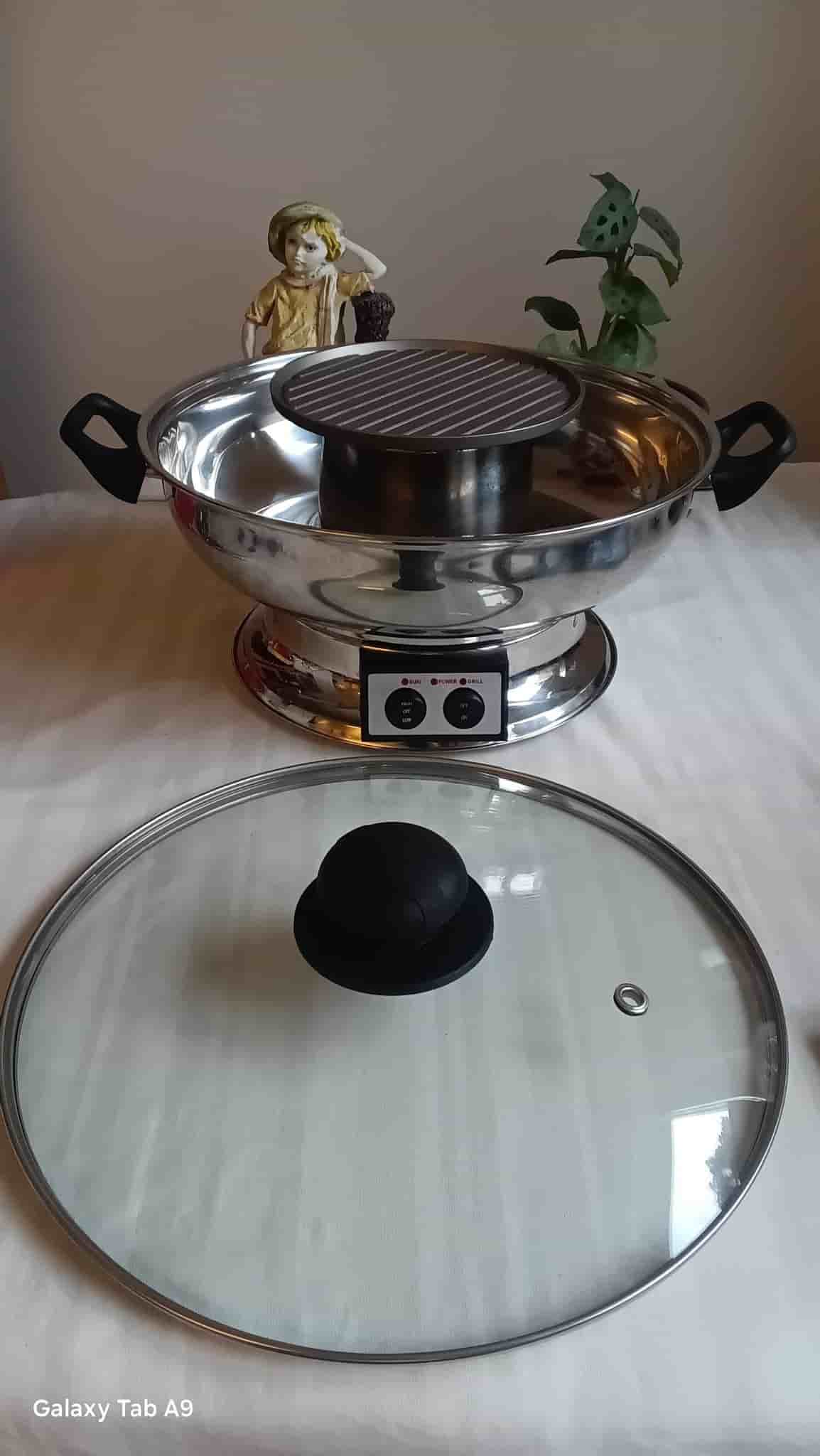 Elektrisk Hot Pot med BBQ Grill, 4.0L
