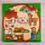 Vintage Simplex Wooden Puzzle Farm Scene Holland Knob Puzzle 12 Pieces