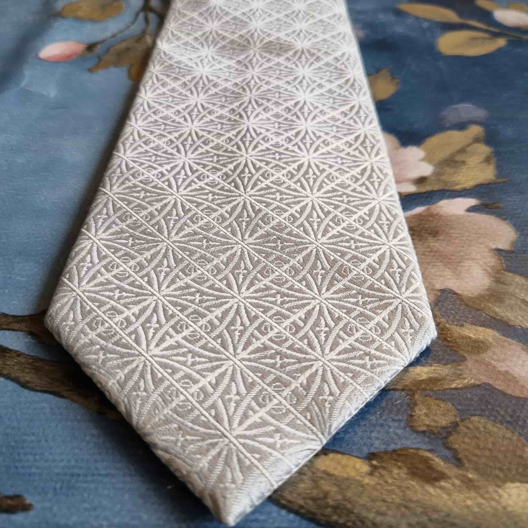 TAKEZO for men grå slips ny oanvänd Bröllop