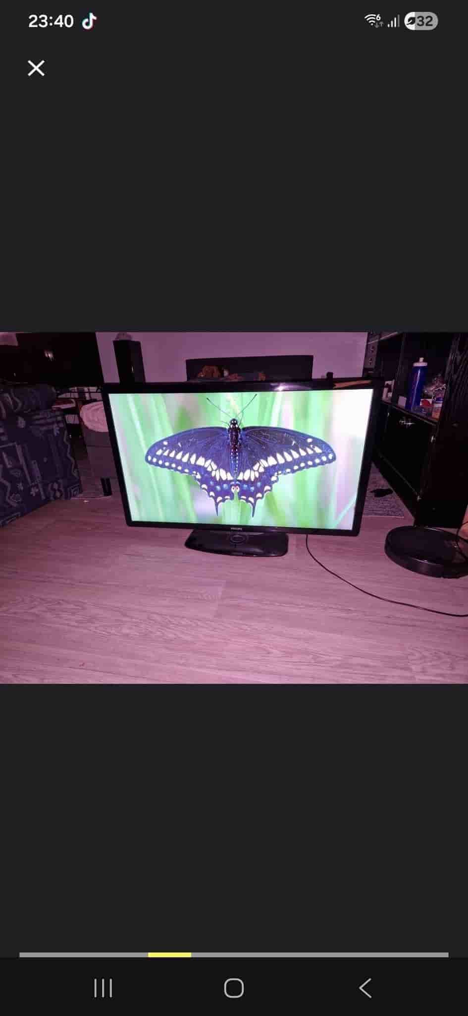 Philips platt tv