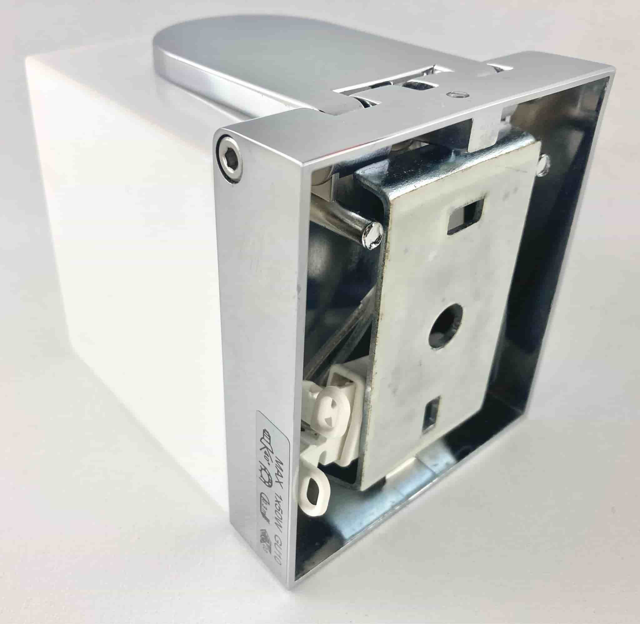 Fabbian Cubetto vägglampa vit glas krom Pamiodesign Italien