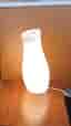 Bordslampa i frostat glas, Mylonit Ikea, 30cm