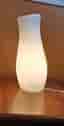 Bordslampa i frostat glas, Mylonit Ikea, 30cm