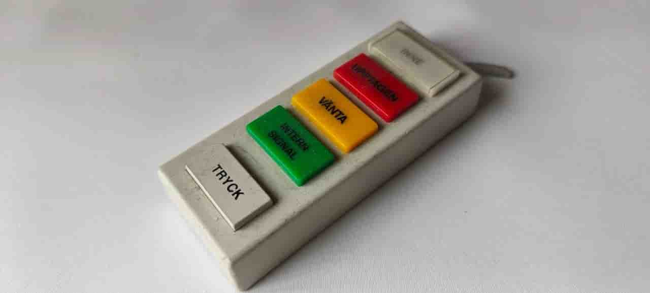 Vintage Telefonknappsats