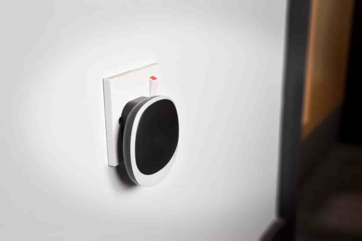AVSL Mercury Trådlös plug-in-dörrklocka med LED-larm svart