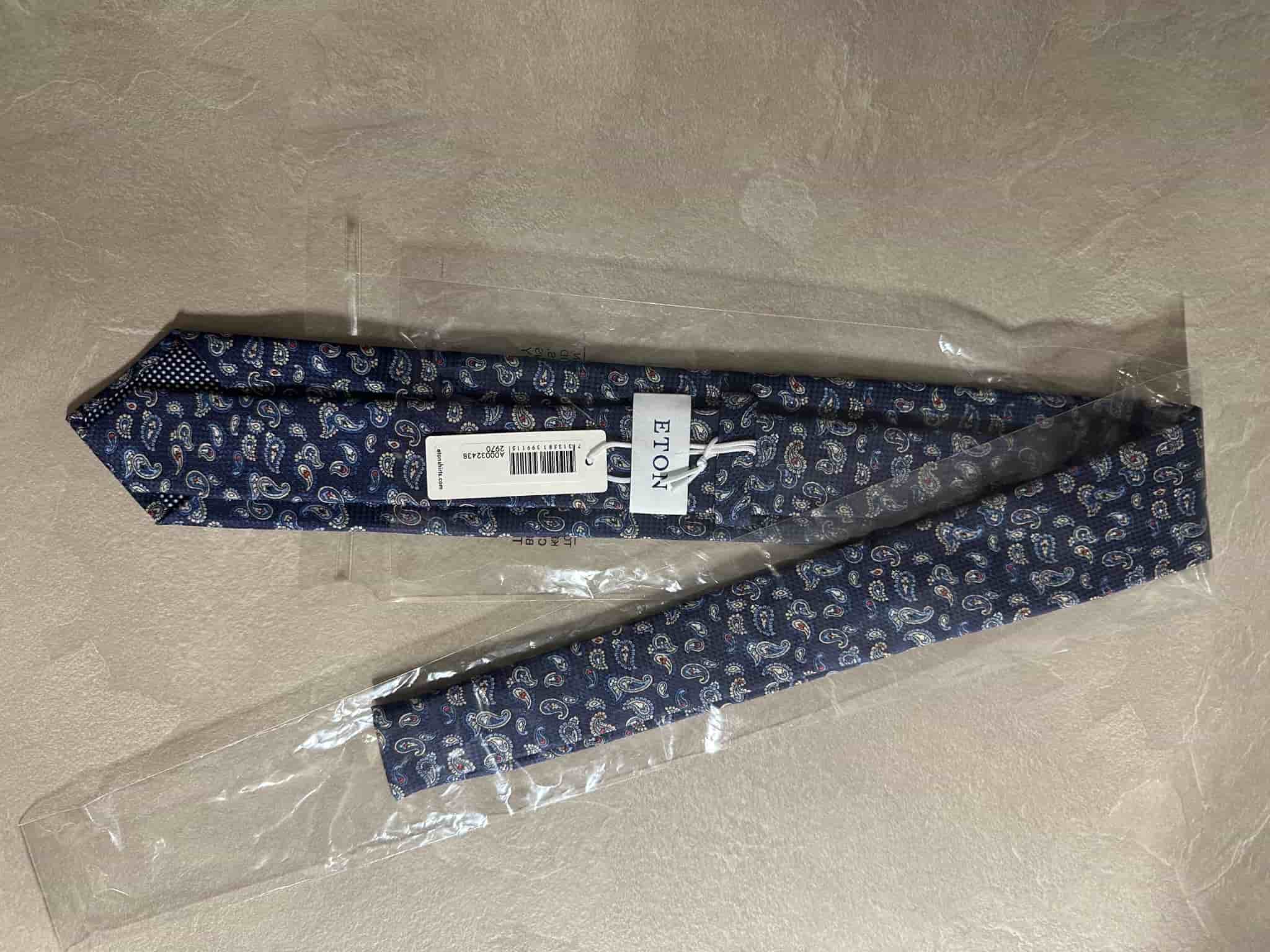 Eton blå slips