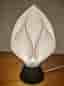 Bordslampa "Flower" i unik design, vit