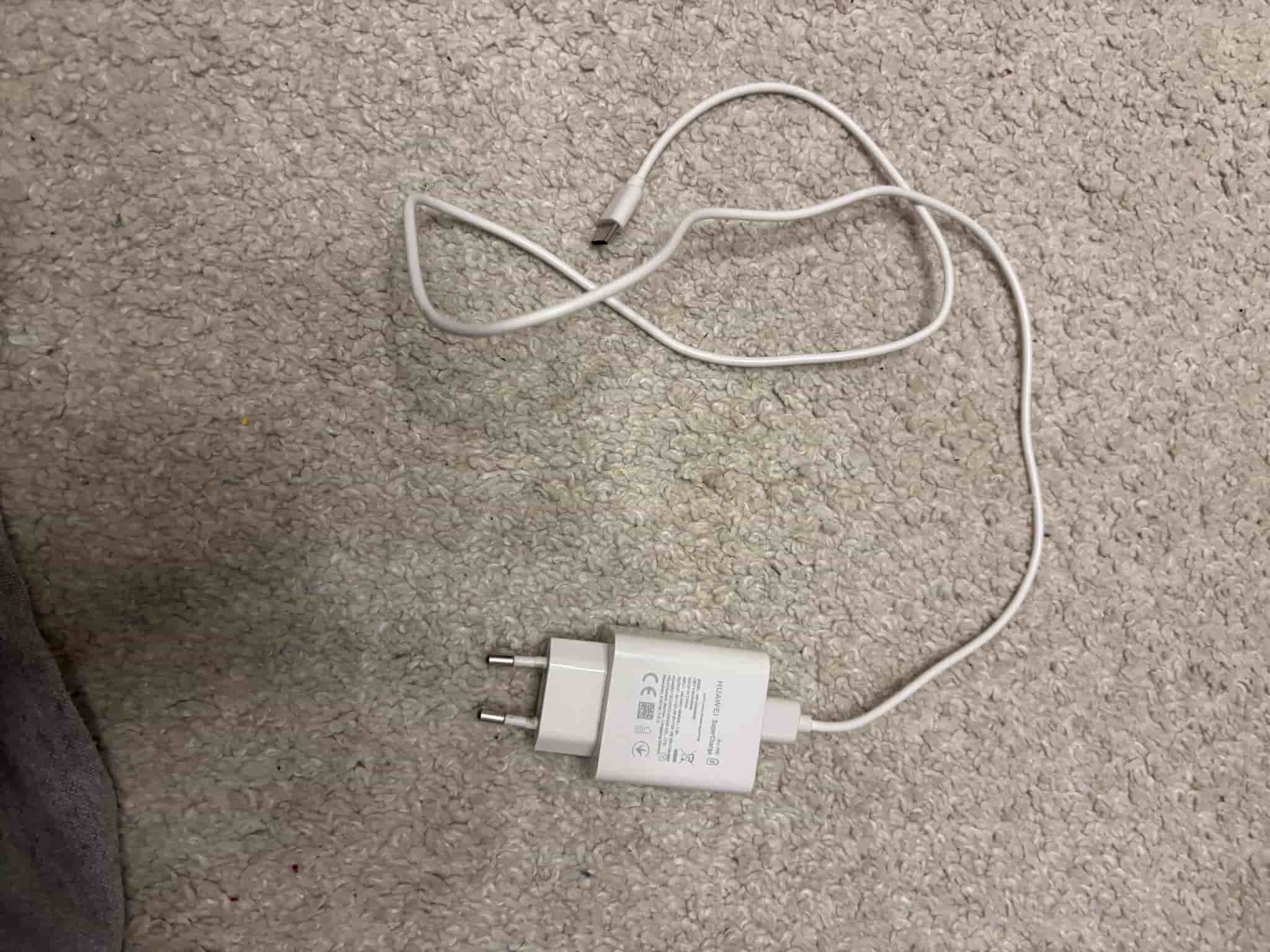 Huawei SuperCharge Laddare med USB-C Kabel