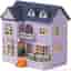 [Ny] DIY Miniatyrdockhus "Happy House" 1:24 LED-belysning Pyssel Dockhus Mini