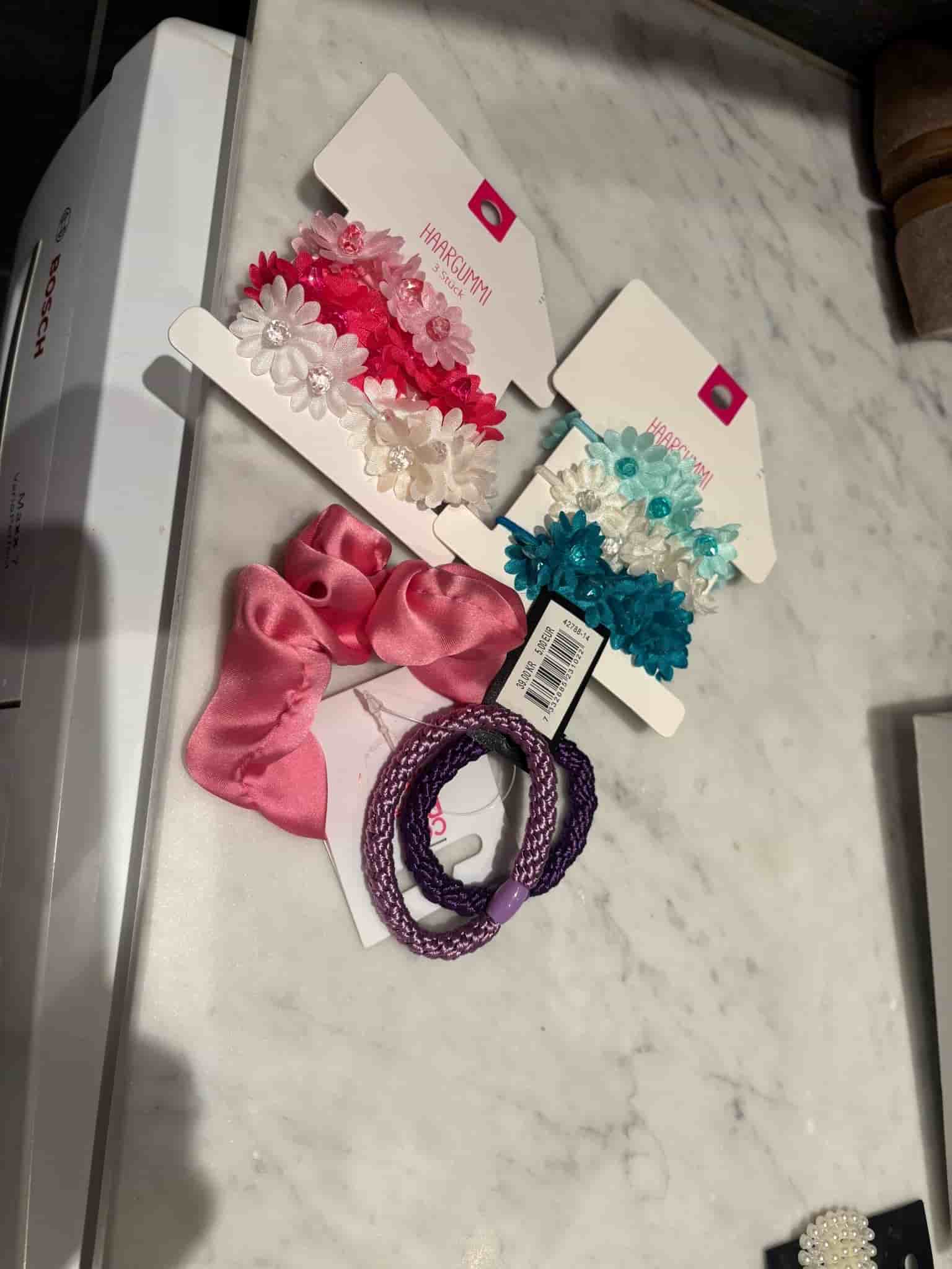 Håraccessoarer, hårresårer och scrunchie, 6 delar