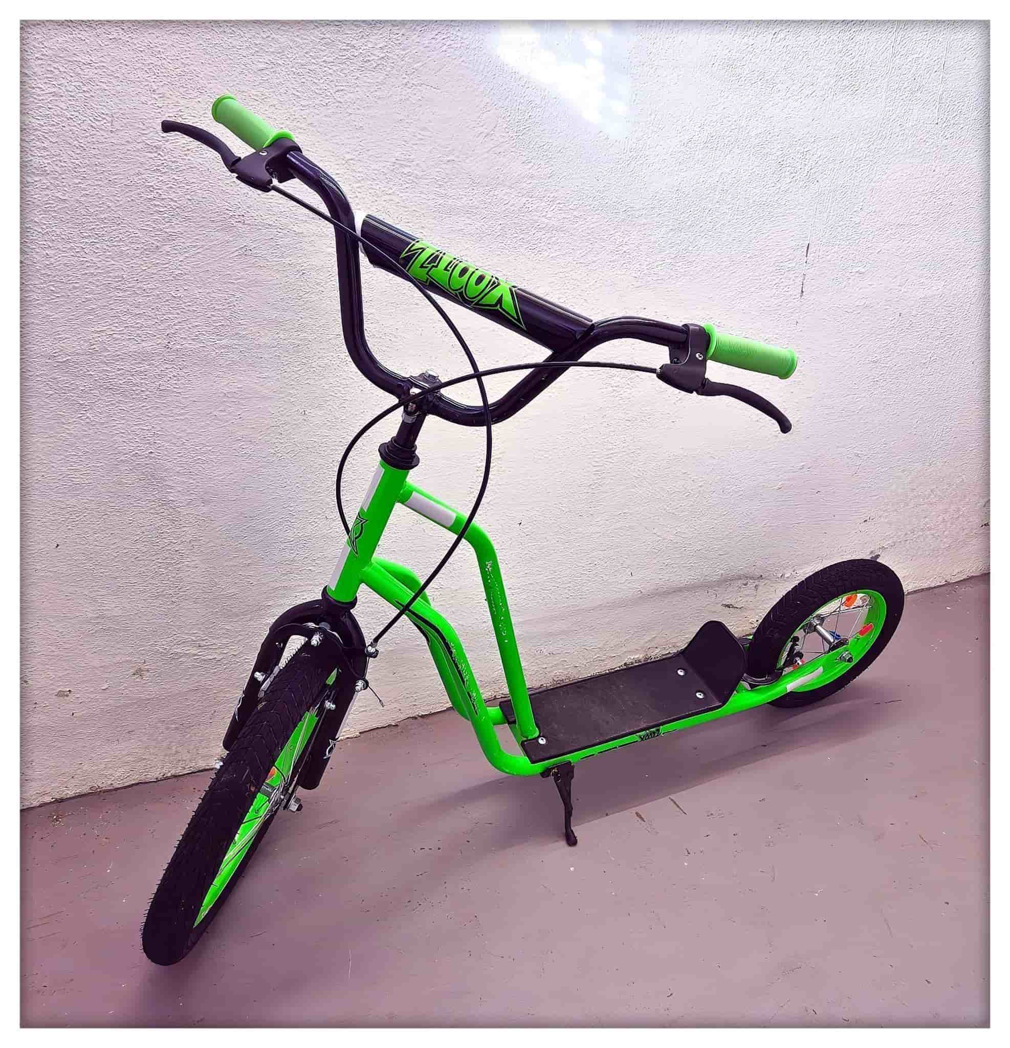 GRÖN BMX SKOTER XOOTZ SPARK CYKEL BARN SPORT VÅR