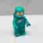 Lego classic Space Dark Turquoise - minifigur mörk turkos - idea227