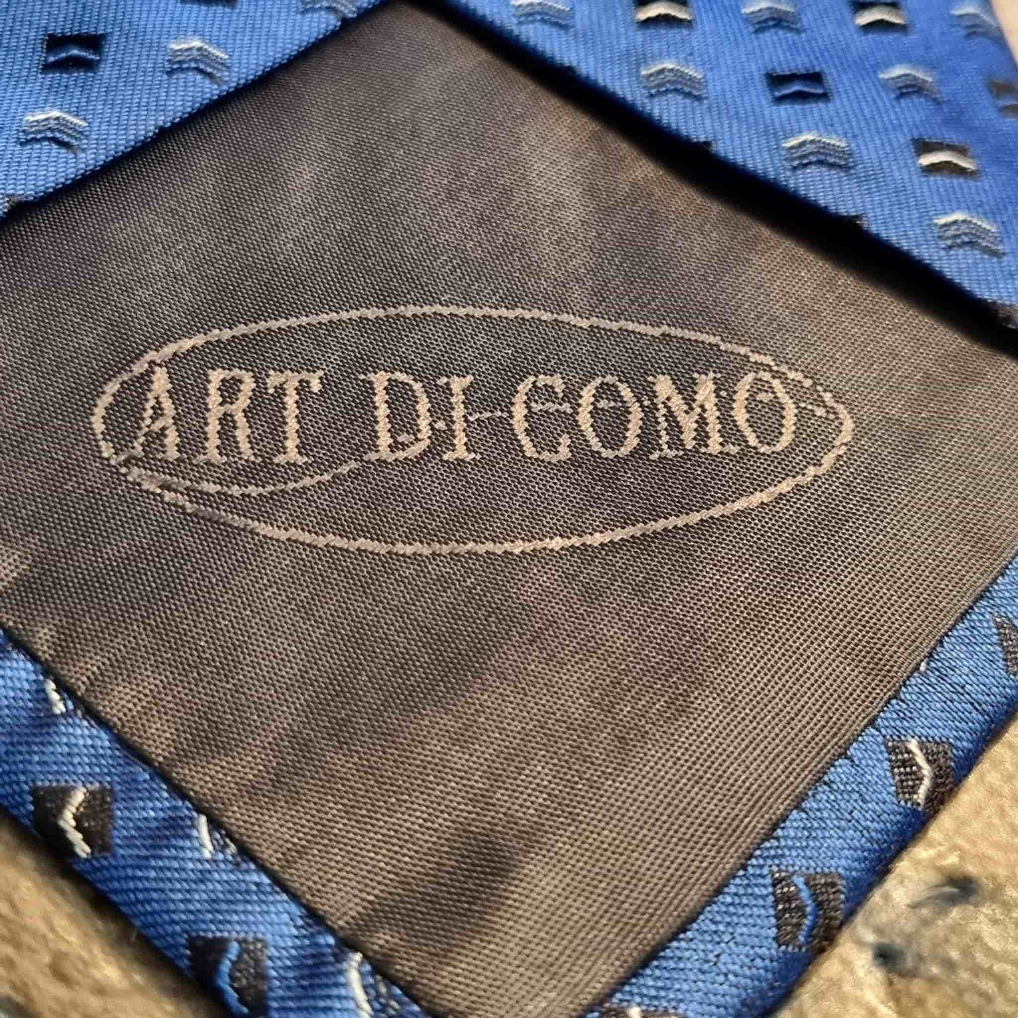 ART DI COMO blå slips ny oanvänd