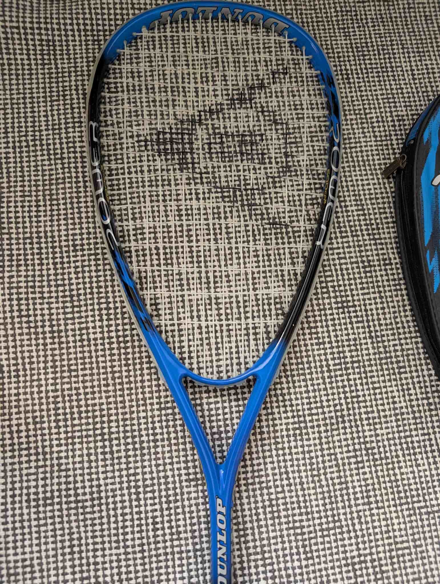 Dunlop Power Comp squashracket med fodral