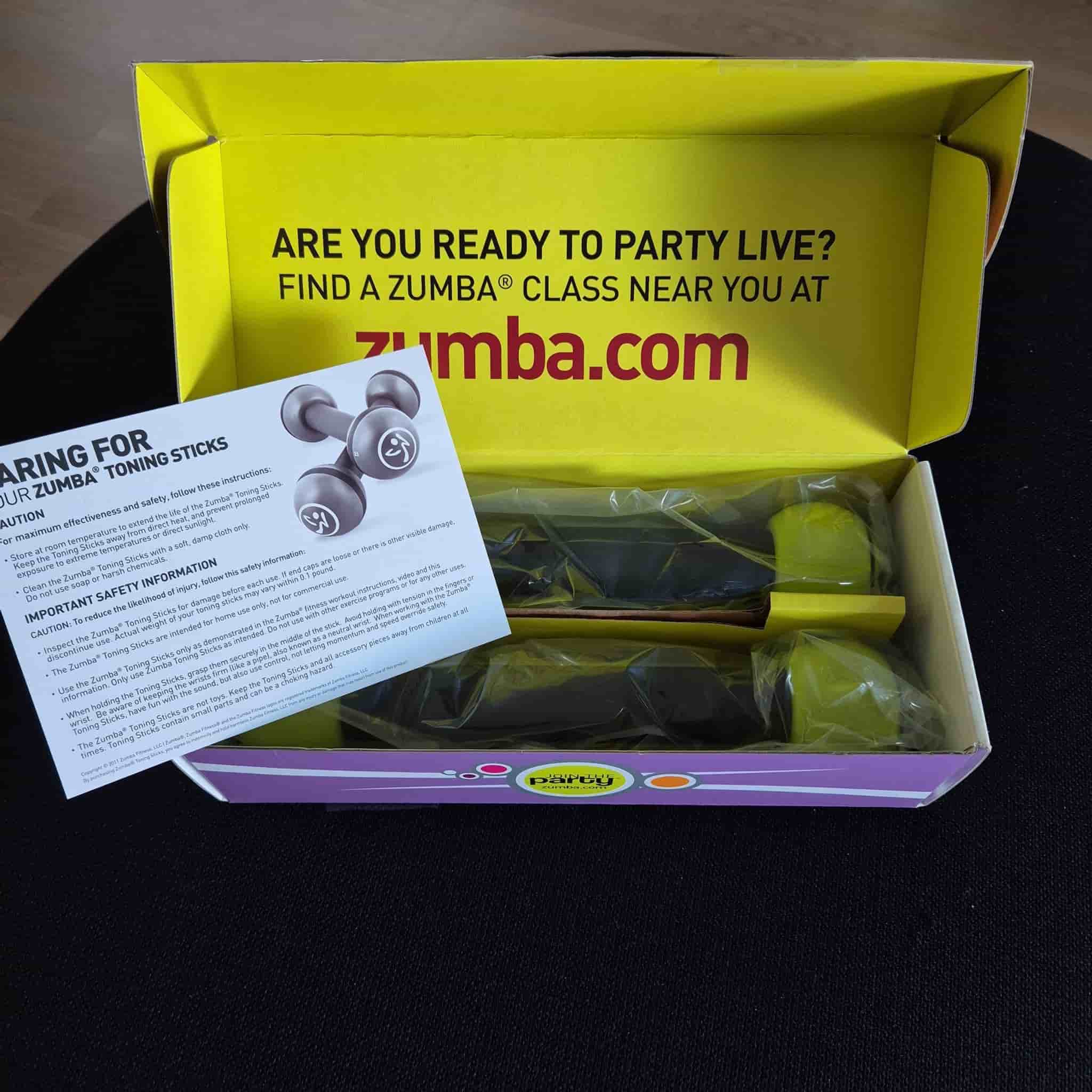 Zumba Toning Sticks oanvända