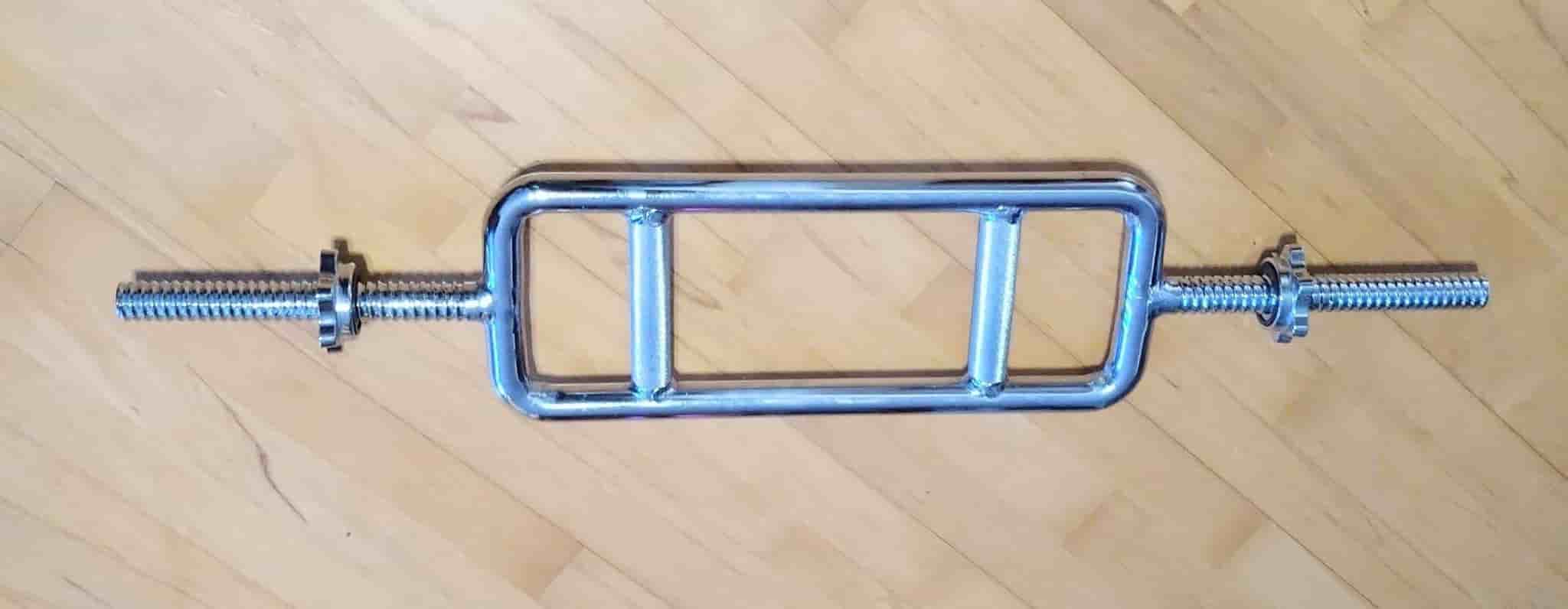 Tricepsstång för viktskivor, 30 mm hål, frontlyft, biceps, triceps, militärpress