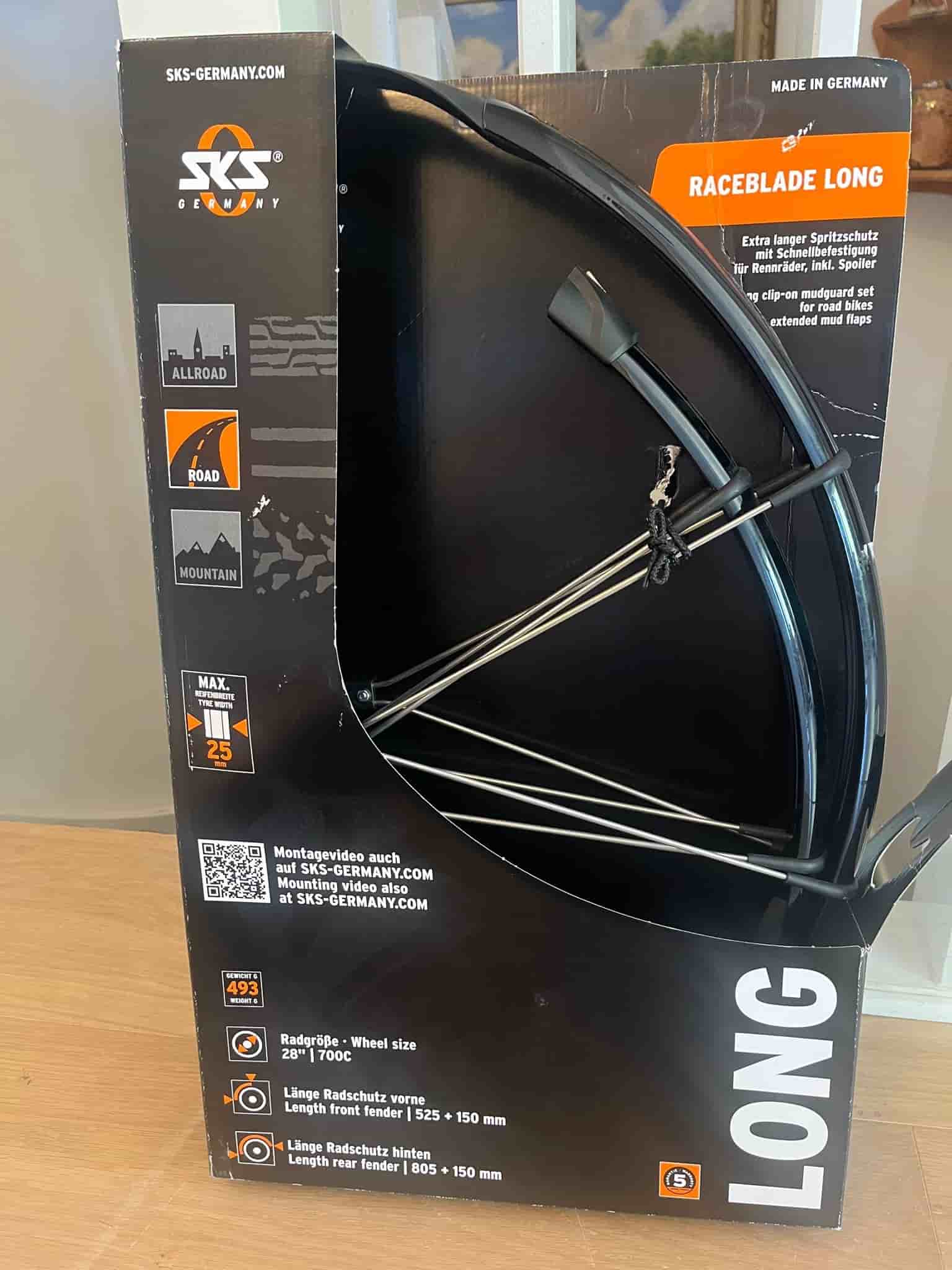 SKS Raceblade Long Stänkskärmar för Landsvägscykel