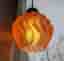 Fönsterlampa "Swing", genomskinlig orange frostad