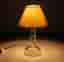 Bordslampa skandinavisk modern, Carl Fagerlund, Orrefors kristallglas, 70-tal