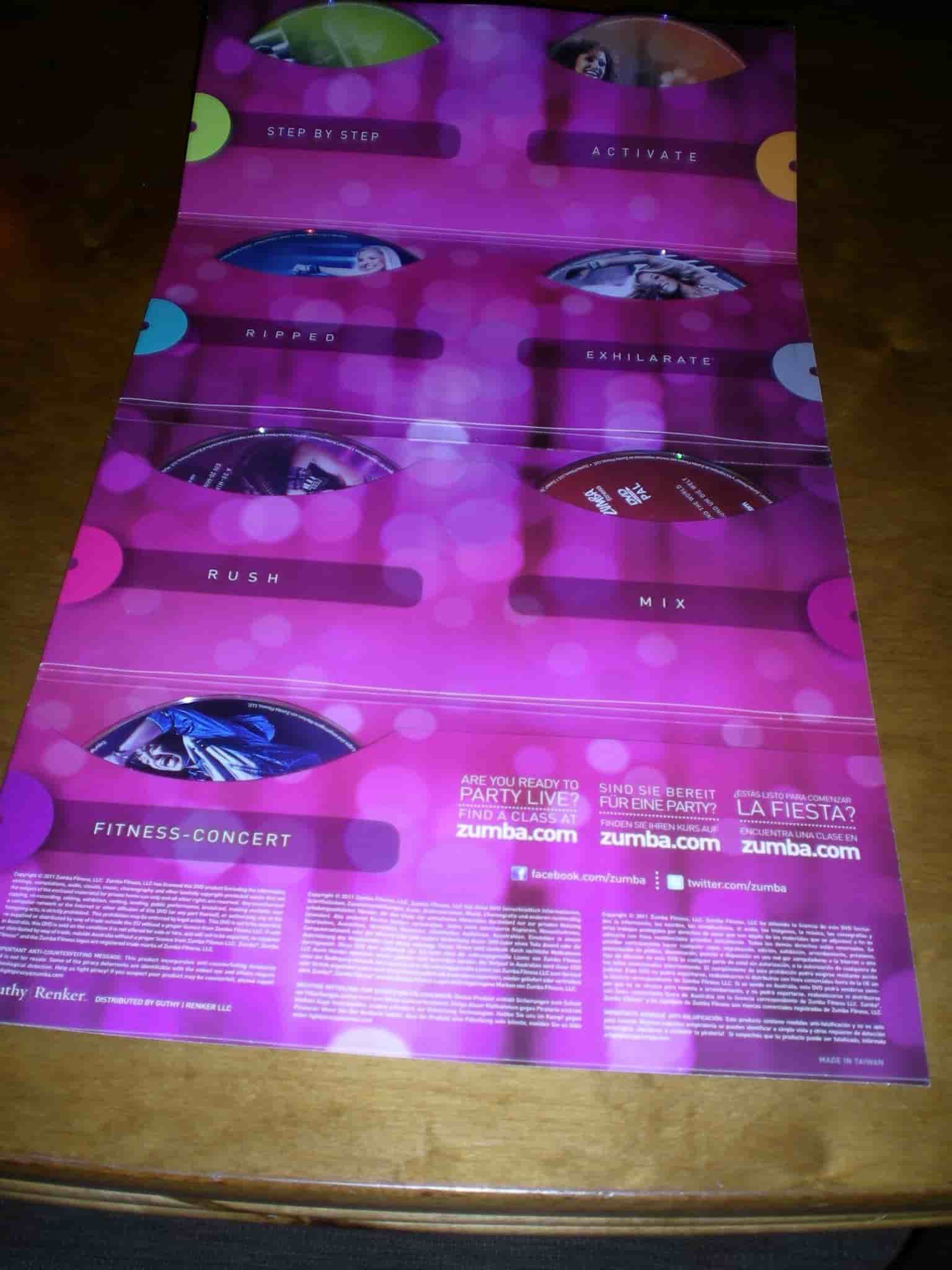 Zumba Fitness Exhilarate DVD Box Set