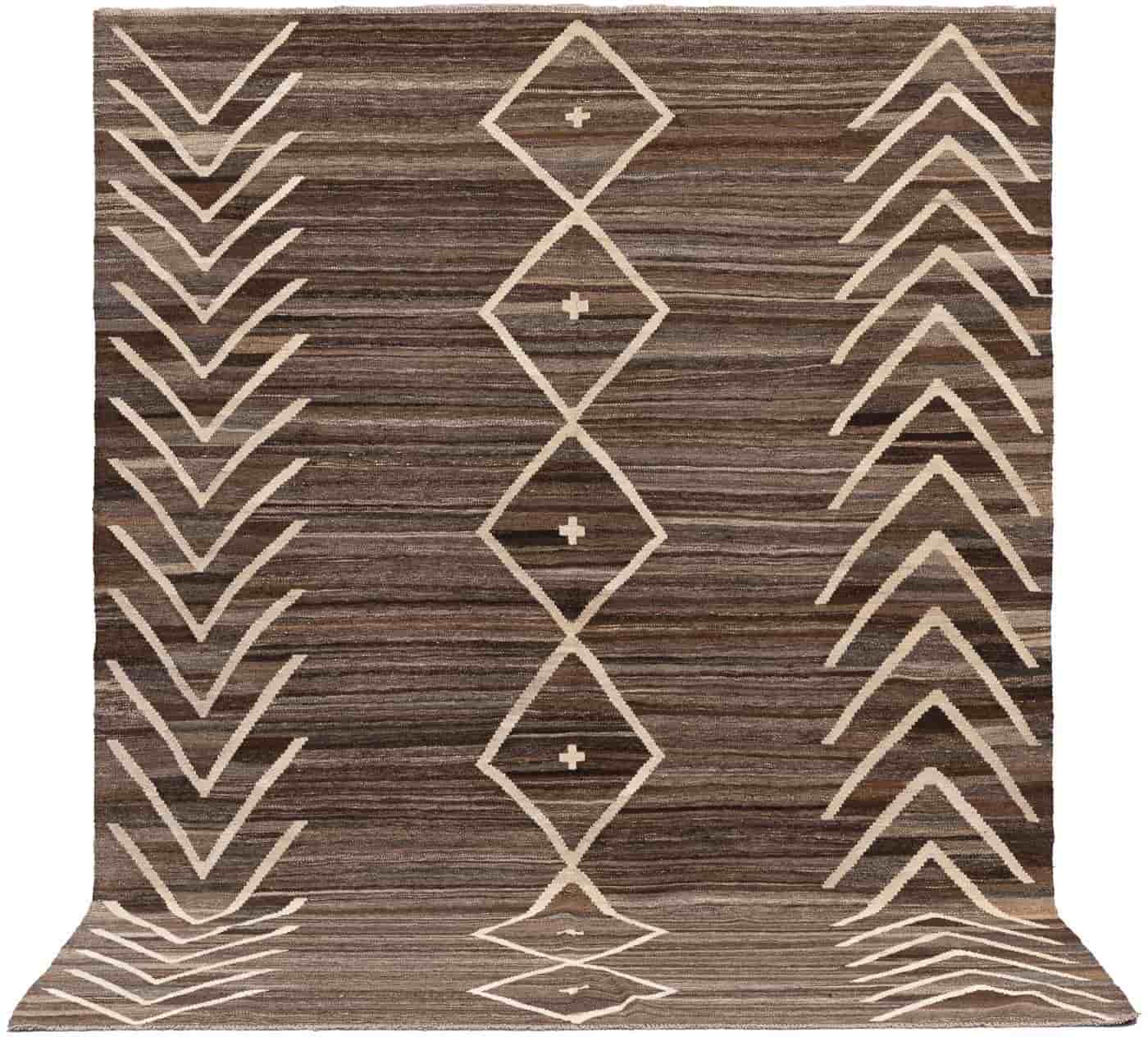 Handvävd Kelim Marocko design, ca 299 × 210 cm