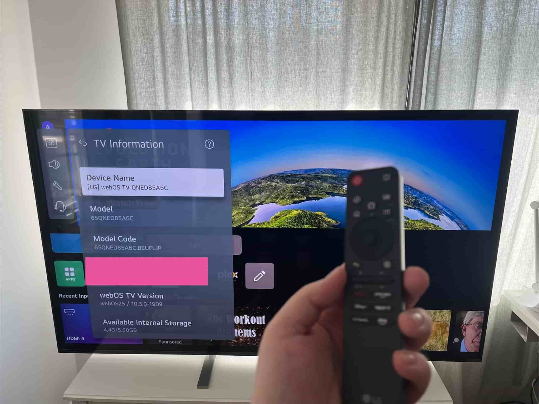 LG 65” QNED MiniLED AI 4K 144hz QNED85A6C Smart TV