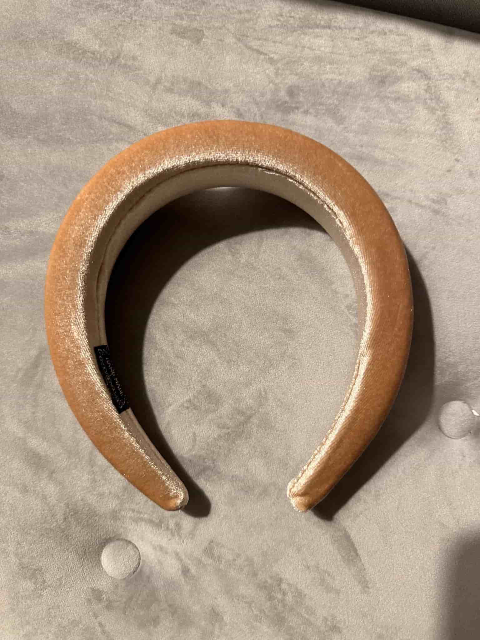 Handmade beige hårband