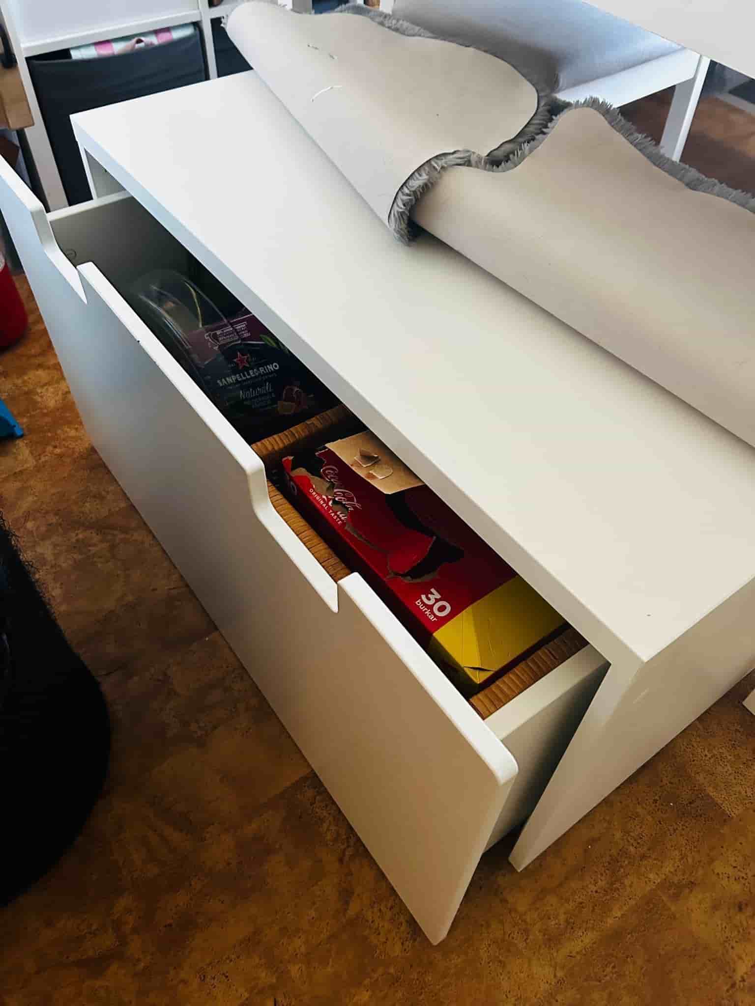Ikea bänk med förvaring