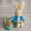 Peter Rabbit Plush Rattle 2016 & McDonald's Rabbit Maze Toy 2017
