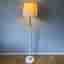 IKEA G303 Golvlampa - 150 cm - 80/90-tal - Mässing, trä