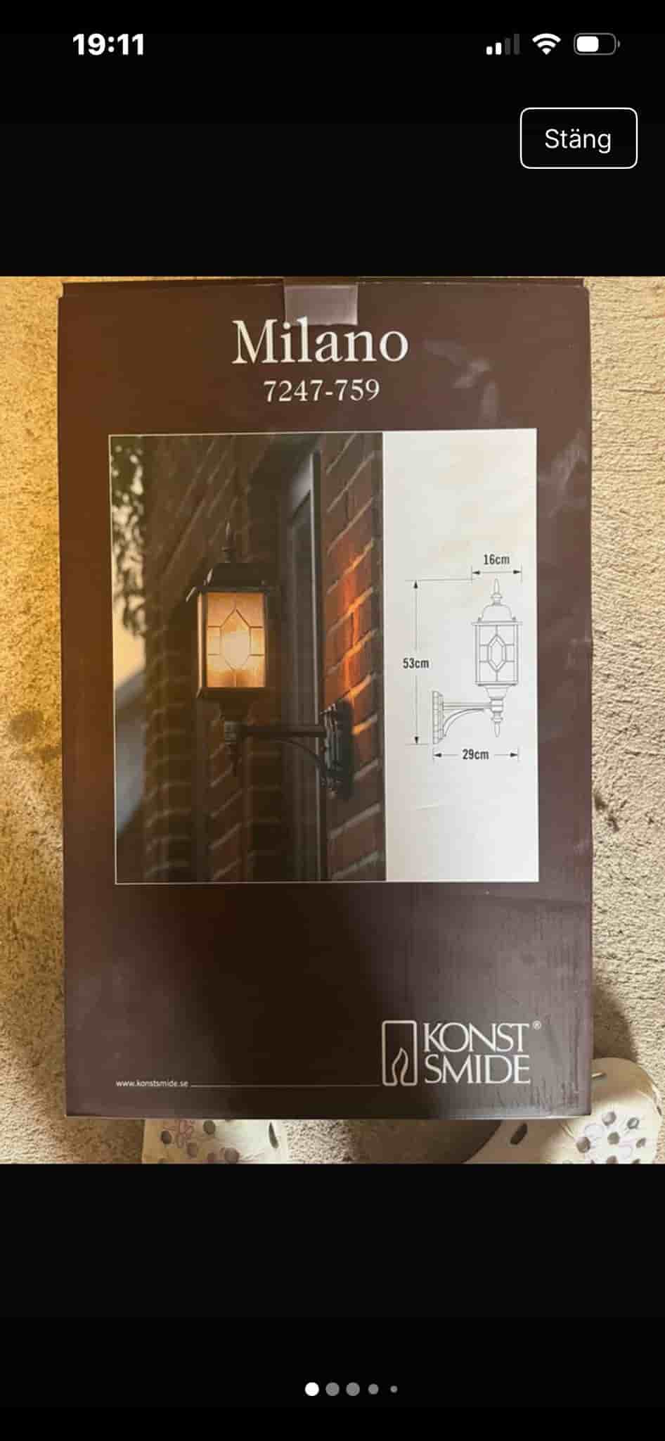 Konstsmide Milano Utomhuslampa 7247-759