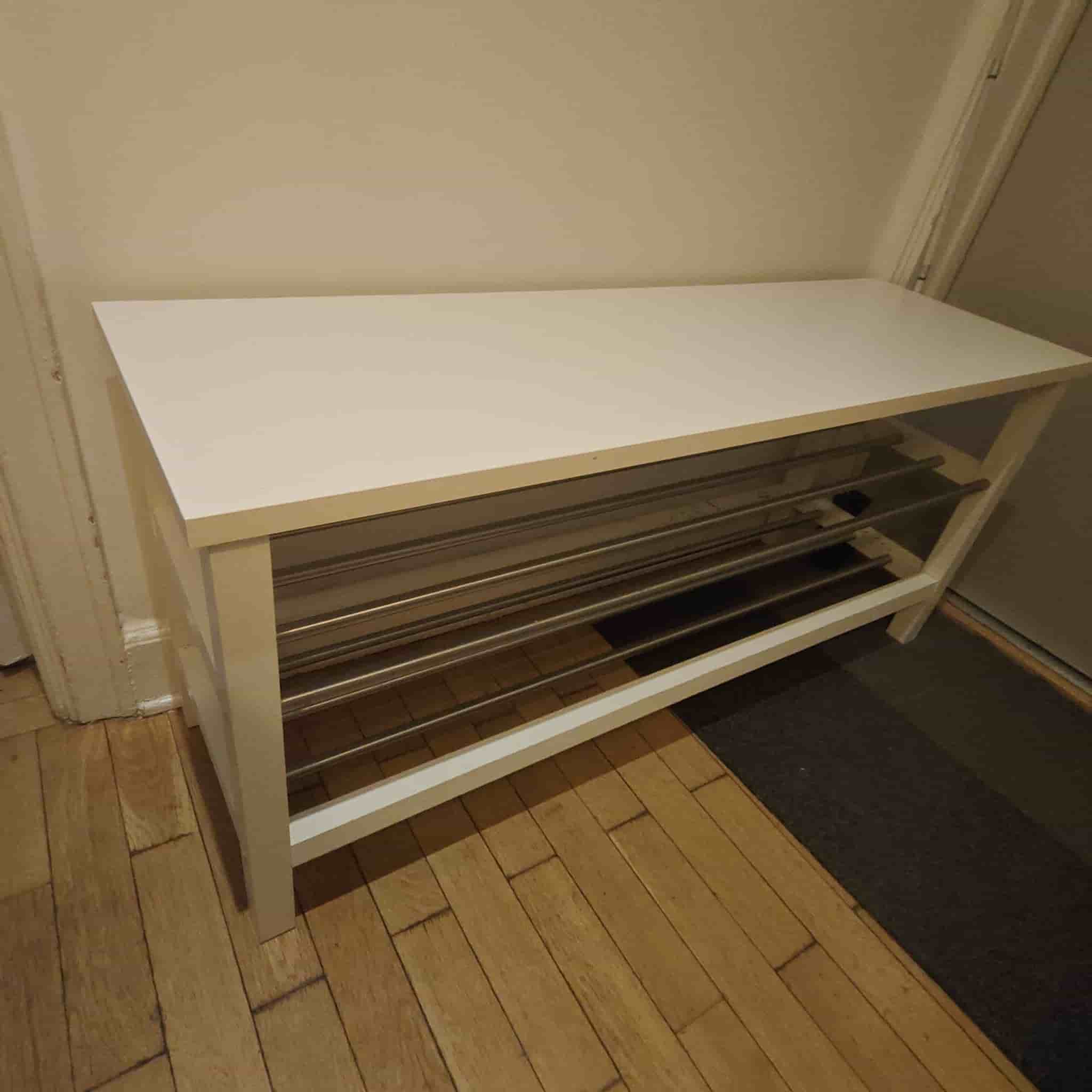 TJUSIG bänk & Skohylla B108 x D34 x H50 cm