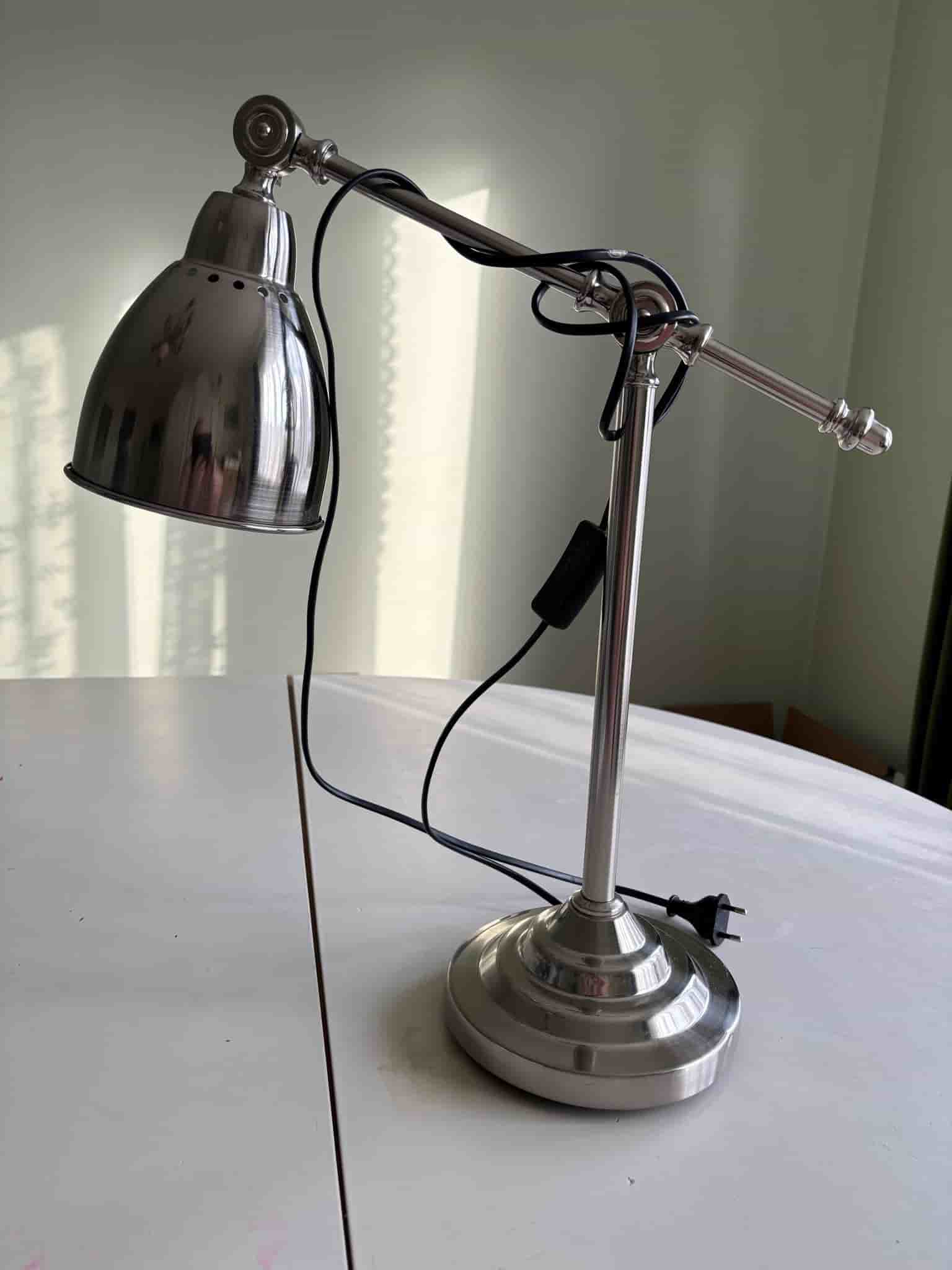 IKEA Barometer Bordslampa i förnicklat stål