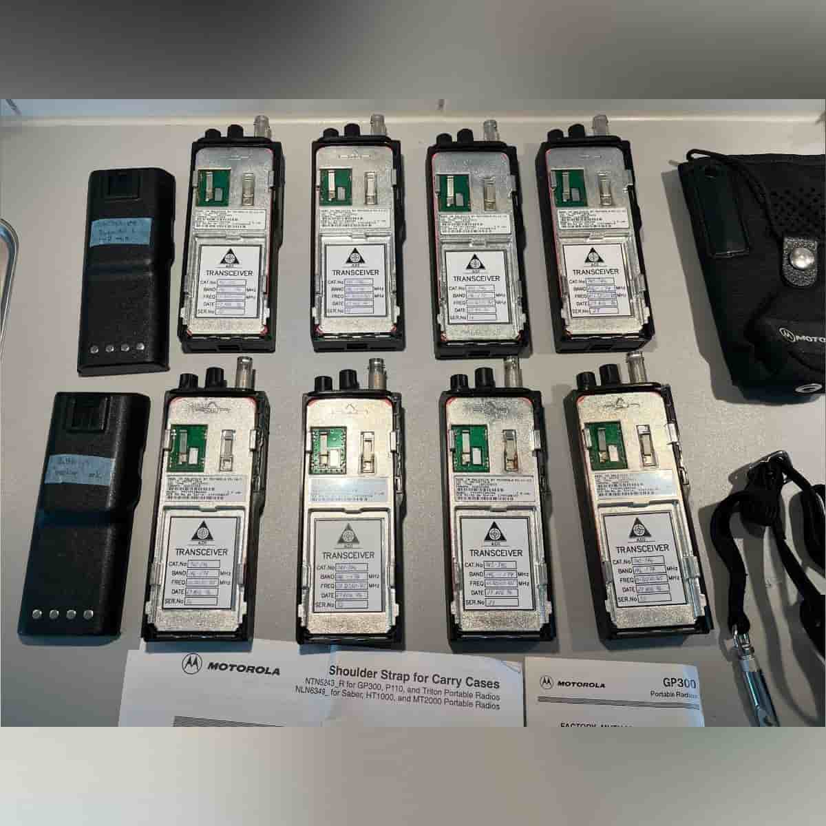 Motorola GP 300 - 151.725 MHz - 8 st!