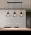 Modern taklampa i industriell stil – 3 lampor