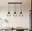 Modern taklampa i industriell stil – 3 lampor
