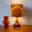 RETRO LAMPSKÄRM! Tygdesign Greta Möller