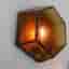 Vägglampa i hexagonform