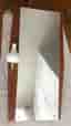 Spegellampa i teak, 60-tal