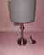 Fiffig bordslampa med kul vridbar design grafitgrå lampskärm