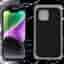 [Paket] iPhone 15 Pro Max - Svart Skal + 9H Härdat Glas Skärmskydd