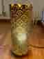 Guld/svart metallampa