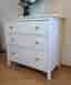 HEMNES Byrå med 3 lådor, vitbets, 108x96 cm