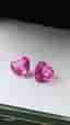 Rosa hjärtformade Safir 7,5Ct. ädelstenar