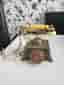 Retro, vintage telefon med fingerskiva